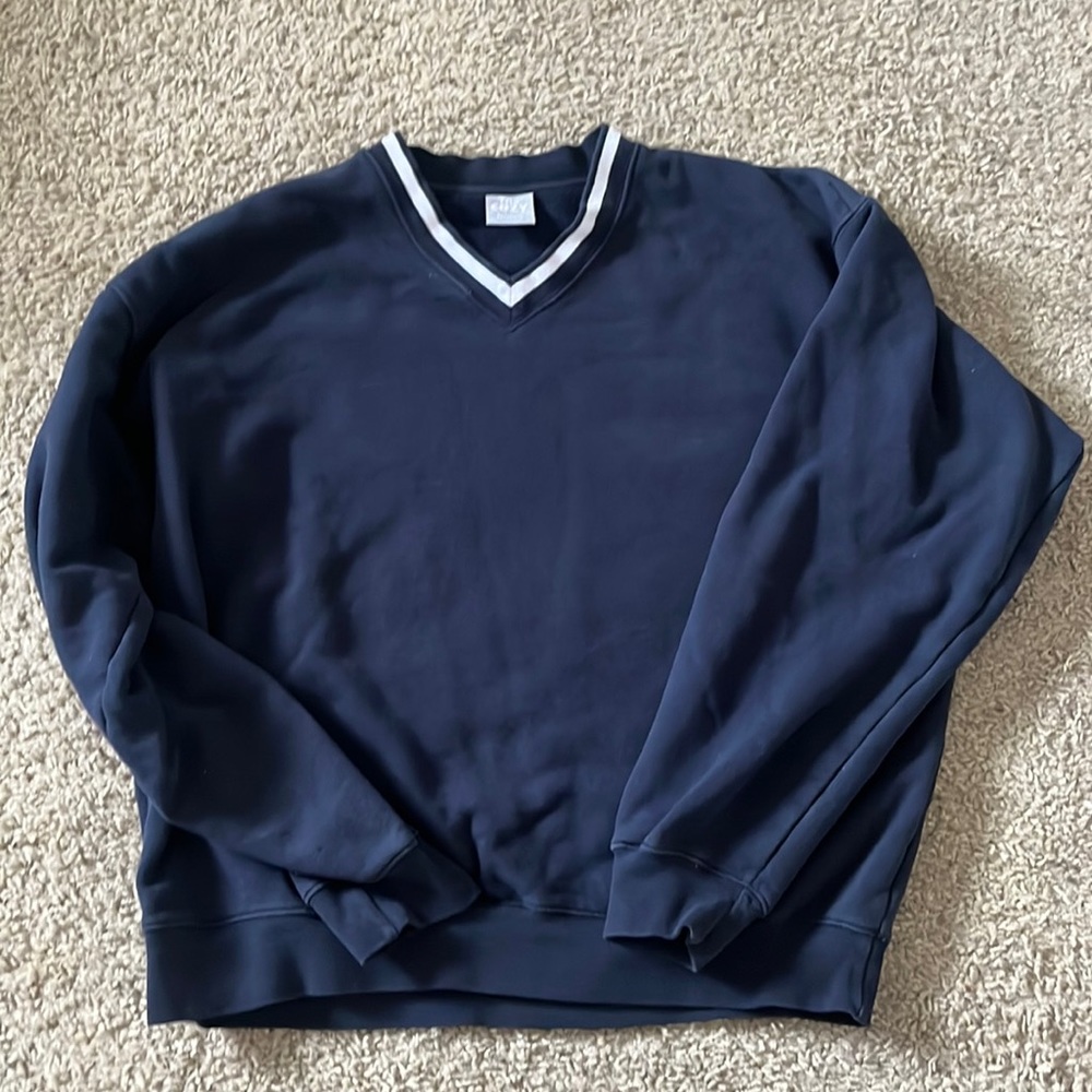 Aritzia TNA cozy boyfriend fleece crewneck